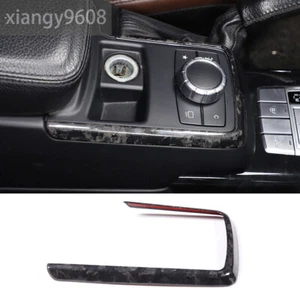 Forged Carbon Center Console Mode Button Trim For Benz G Class W463 G500 2012-18 - Imagen 1 de 11