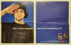 Bam Margera  411VM. 2004 skateboard promo poster Excellent NEW old stock CKY