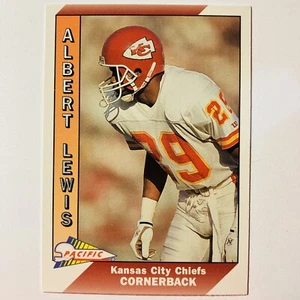 Albert Lewis 1991 Pacific Football #209 NFL Kansas City Chiefs Cornerback tc1 - Picture 1 of 2