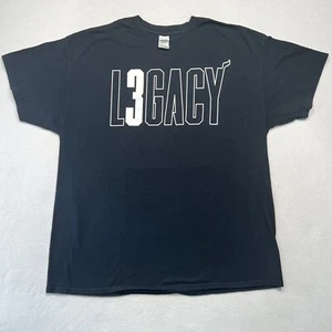 Dwyane Wade Legacy L3GACY Black T-Shirt XL Miami Heat NBA EUC Arena Giveaway - Picture 1 of 7