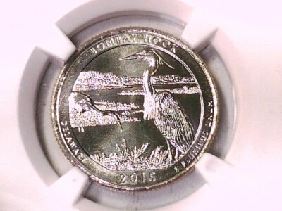 Bombay Hook NP 2015 P Washington Quarter NGC MS 67 4270010-002 - Image 1 of 3