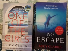LUCY CLARKE PAPERBACK BOOKS - ONE OF THE GIRLS & NO ESCAPE