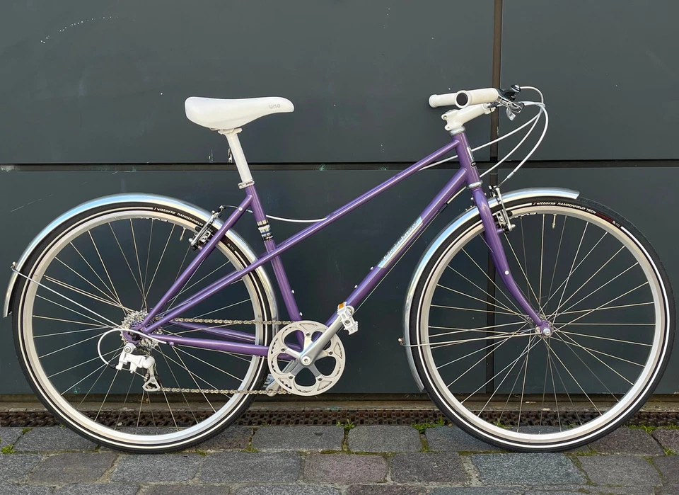 FISICLASS Mixte Damenrad Halbrenner 28" NEU 9-Gang CrMo Stahl - 48cm palilac - Bild 1 von 4