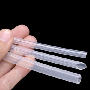 Tubo flexible de silicona transparente de grado alimenticio 0,5-50 mm identificación x 1-60 mm OD para cerveza café - Imagen 1 de 5