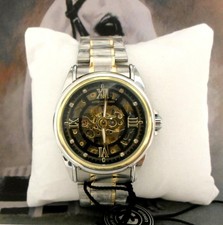 Anthony James Esqueleto Automático De Aço E Pulseira Em Dois Tons Novo/Na Caixa Srp £ 650