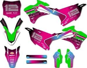 Custom Graphics, Full Kit for Kawasaki KX 85 2022 - 2024 Dreams Style stickers - Imagen 1 de 8