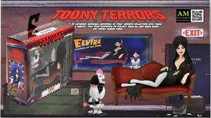 NECA Toony Terreur - Elvira Mistress Of The Dark On Canapé Figurine - Picture 1 of 7