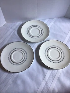 Royal Doulton Tiara Bone China England 3 Vintage Saucers - Picture 1 of 5