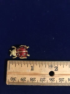 ciondolo spilla lady bug tono oro - Foto 1 di 5