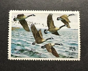 WTDstamps - 1984 CHESAPEAKE BAY Conservation Stamp - MNH - Maynard Reece - Picture 1 of 2