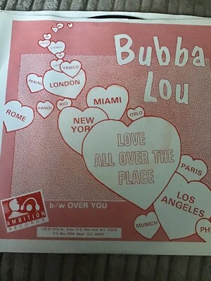 U.S Original - 7Ts X/O Pic. Slv Bubba Lou - Love All Over The Place - Image 1 of 3