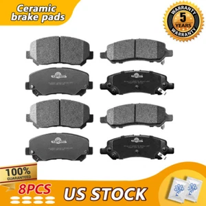 Pastillas de freno delanteras traseras de cerámica aptas para Dodge Dart 2013 2014 2015 2016 - Imagen 1 de 6