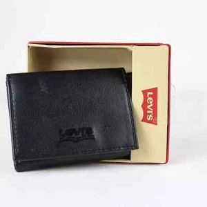 Levi's Men's RFID Leather Theft Protection Wallet Black 31LP110078 - Picture 1 of 5