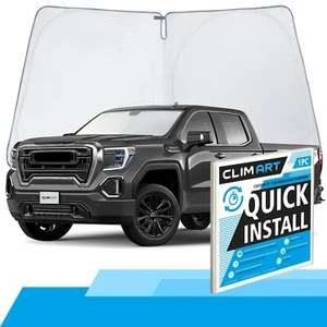 Windshield Sun Shade for 2019-2025 GMC Sierra - Picture 1 of 8
