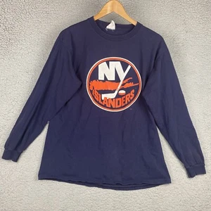 New York Islanders Alexei Yashin #79 Long Sleeve Shirt Jersey Sz M Majestic Mens - Picture 1 of 12