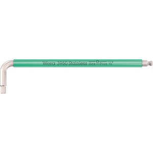 Wera 3950 SPKL Stainless Steel Multicolour Hex Key Imperial 1/4" - Picture 1 of 1