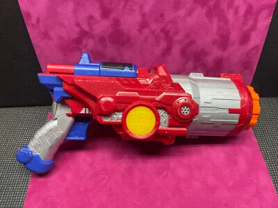 Pistola de dardos Hasbro Nerf Transformers Optimus Prime Cyber Blaster 2011 luces sonidos Foto 1 de 2