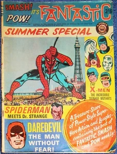 FANTASTIC SUMMER SPECIAL-MARVEL COMICS UK-SPIDER-MAN-DAREDEVIL #1-THOR-1968 - Picture 1 of 12