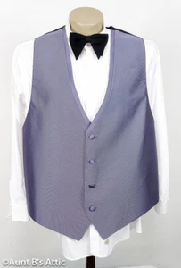 Vest Men's Formal Wear Muted Lavender Full Back 4 Button Formal Vest XL - Picture 1 of 2