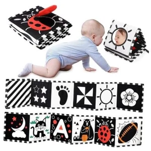 Black and White Baby Toys, High Contrast Newborn Toys 0-3 Months Brain - Picture 1 of 8