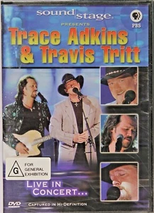 Trace Adkins & Travis Tritt - Sound Stage Country Music DVD - New - Bild 1 von 2