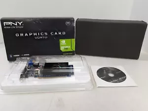 PNY GeForce GT730 2GB DDR3 Video Graphics Card 2048MB with Installation Disc 325 - Picture 1 of 14