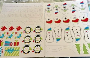 Winter Bears Plain Foam Childrens Kids Shapes Pack 100 - Picture 1 of 1