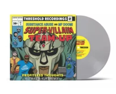 Super-Villain Team-Up Substance Abuse MF Doom Metal Face Silver 7" Vinyl /200 - Image 1 of 3