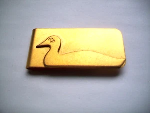 Geldklammer - MASSIVES MESSING - INGA - GOLDFARBEN - ENTENDESIGN - Bild 1 von 2
