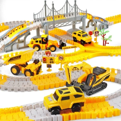 Toddler Boy Toys 276 PCS Race Tracks Toys Gifts for 3 4 5 Year Old Boys Kids - Image 1 of 4
