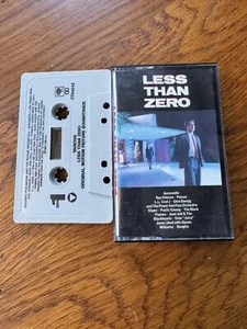 Less Than Zero Soundtrack Cassette 1987 L.L. Cool J Danzig Roy Orbison - Picture 1 of 8