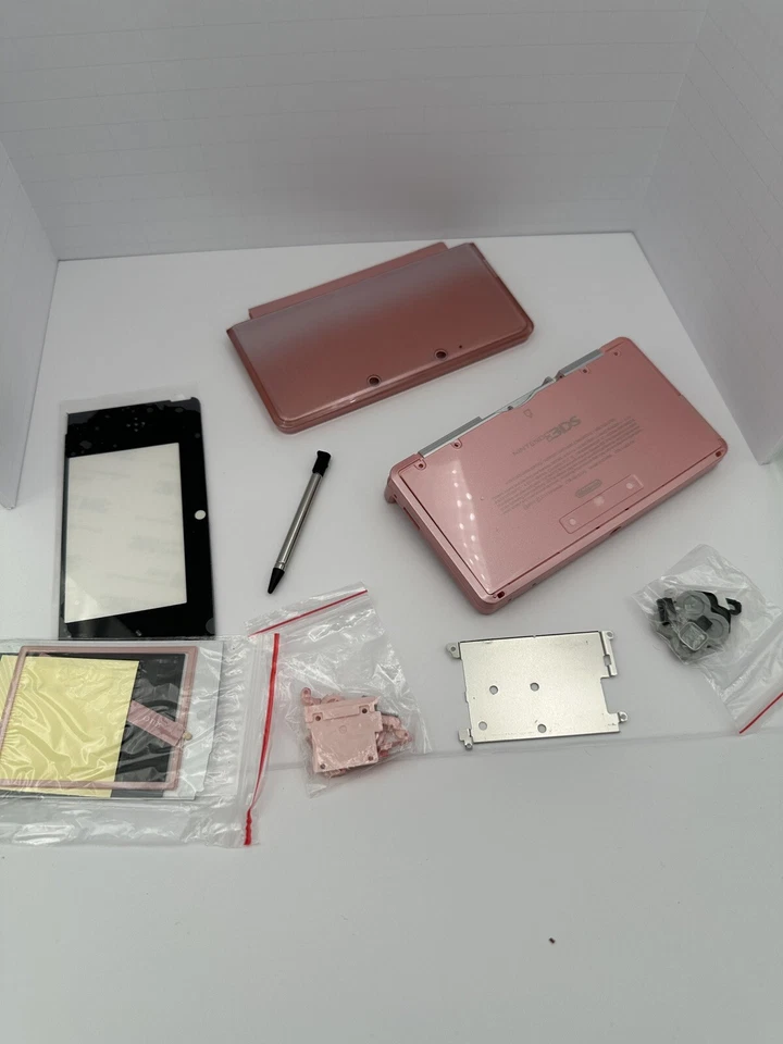 Housing Shell for Nintendo 3DS System Replacement Screen Tools Console Pink - Image 1 of 4