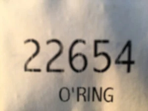 Crusader/PleasureCraft Marine  O-Rings (22654) (Tub#13) - Picture 1 of 2