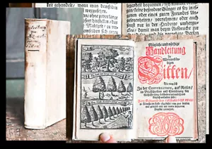 1711 Benimmbuch Benehmen auf Reisen Briefsteller Freyer Handleitung Zu... Sitten - Picture 1 of 1