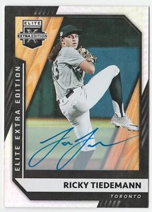 Panini Elite 2021 edición extra firmas automáticas Ricky Tiedemann radiocontrol novato ¡cantidad! - Imagen 1 de 2