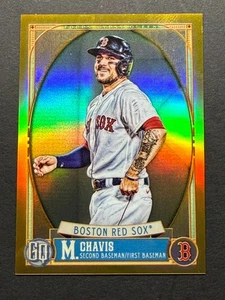 2021 Topps Gypsy Queen Chrome Gold Refractor #285 Michael Chavis 25/50 - Bild 1 von 2