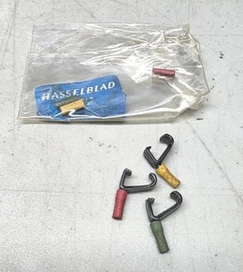 ๐ฅ Hasselblad Original Green Red Yellow Cable Hook Cover & Hooks New Used - Picture 1 of 4