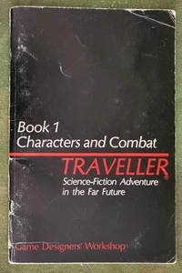 GDW Traveller Book #1 - Characters and Combat: 1981, 5th printing, Fair - Picture 1 of 8