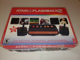 Vtg ATARI 2600 Flashback 2 Mini Classic Video Game System Pong Pitfall Asteroids
