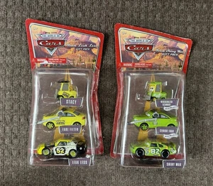 (2) Disney Pixar Cars Team Glanzwachs Geschenkpackung Leck weniger Druckguss Posten Pitty - Bild 1 von 8