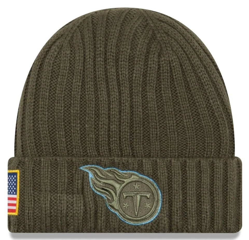 Authentic NWT New Era NFL Salute To Service Outlined Sport Knit Beanie No Pom - Image 1 of 1