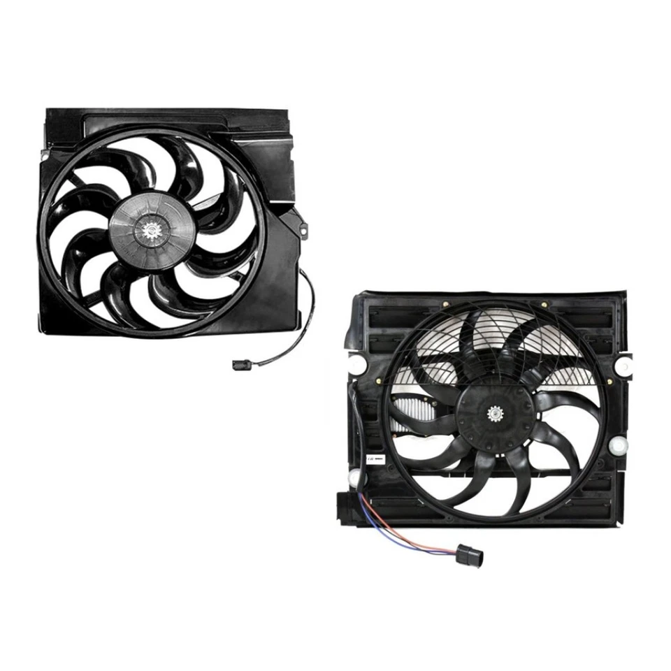 For Acura TSX 2004 05 06 07 2008 A/C Radiator Fan Driver and Passenger Side Pair - Image 1 of 4