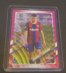 Pedri - Pink X-Fractor Rookie - 2020 Topps Chrome UCL - FC Barcelona RC - Bild 1 von 1