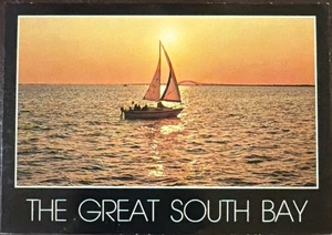 Vintage The Great South Bay Postkarte Long Island New York NY USA Nordamerika Unp - Bild 1 von 3
