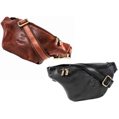 MATADOR Leder Bauchtasche Bilbao Hüfttasche Handgefertigt Rindsleder 2 Farben
