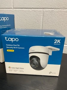 Tapo C510W 2K Outdoor Wired Pan/Tilt Wi-Fi Camera 360° View, Storage up to 512GB - Picture 1 of 3