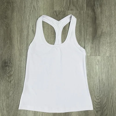 Lululemon Cool Racerback II Tank Top Womens Size 4 Nulu Lavender Dew Purple - Image 1 of 4