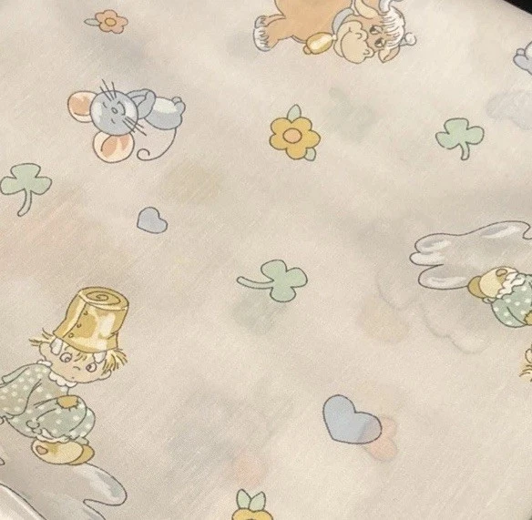 Precious Moments Spilled Milk Nursery Baby Fabric 1 Yard 36” x 44” - Image 1 of 1