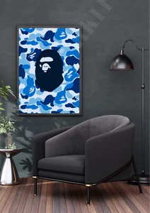 BAPE Bapesta A BATHING APE POSTER PRINT PICTURE WALL ART HYPE SUPREME A3 A4 SIZE