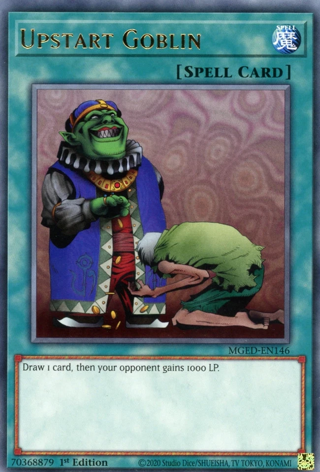 YuGiOh Upstart Goblin MGED-EN146 1st Edition Rare - Image 1 of 1